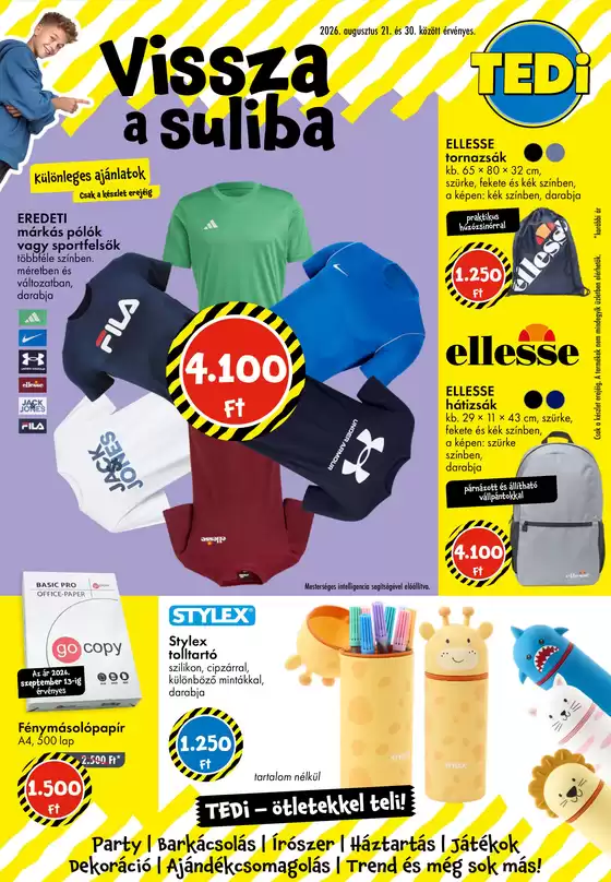 TEDi katalógus | TEDI újság érvényessége 2026.08.29-ig | 2026-08-21T00:00:00.000Z - 2026-08-29T00:00:00.000Z
