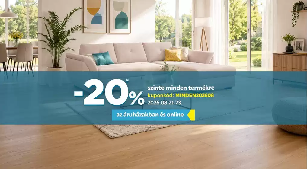 Möbelix katalógus | Möbelix akciós | 2026-08-21T00:00:00.000Z - 2026-08-23T00:00:00.000Z