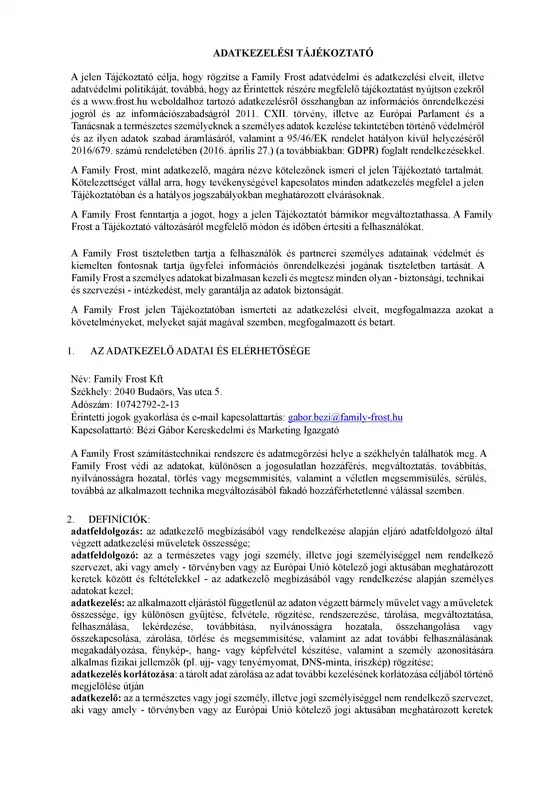 Family Frost katalógus | A legjobb ajánlataink Önnek | 2026-08-23T00:00:00.000Z - 2026-09-06T00:00:00.000Z