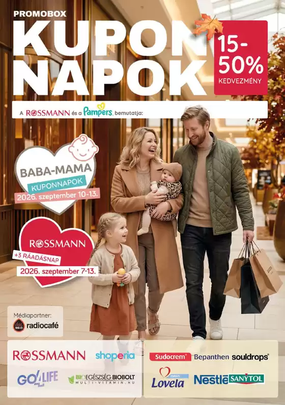 Rossmann katalógus, Újszász | Csúcsajánlatok minden kedvezményvadásznak | 2026-09-07T00:00:00.000Z - 2026-09-13T00:00:00.000Z
