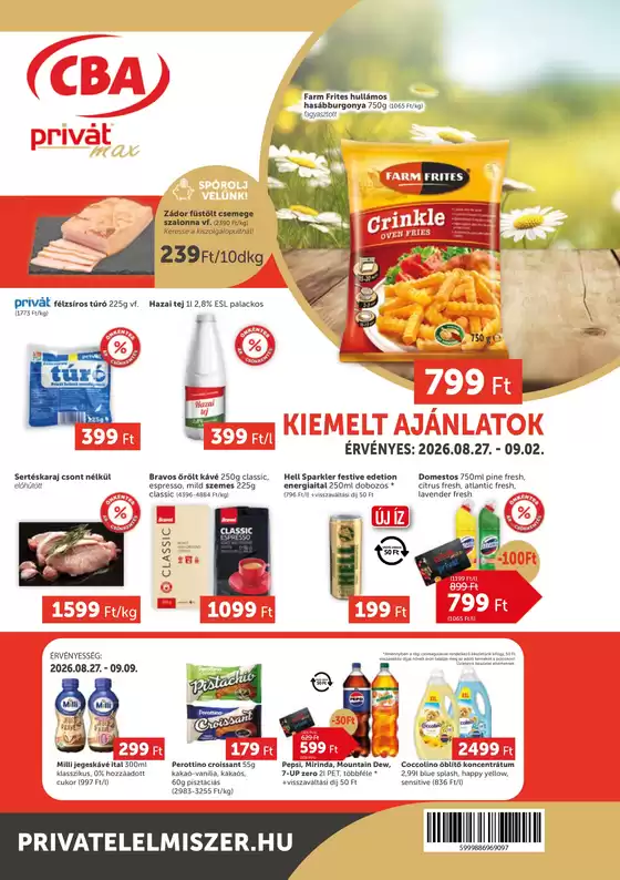Privát max katalógus, Debrecen | Privát max akciós | 2026-08-27T00:00:00.000Z - 2026-09-02T00:00:00.000Z