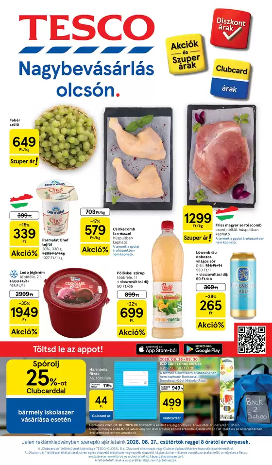 Tesco katalógus | Tesco újság érvényessége 2026.09.02-ig | 2026-08-27T00:00:00.000Z - 2026-09-02T00:00:00.000Z