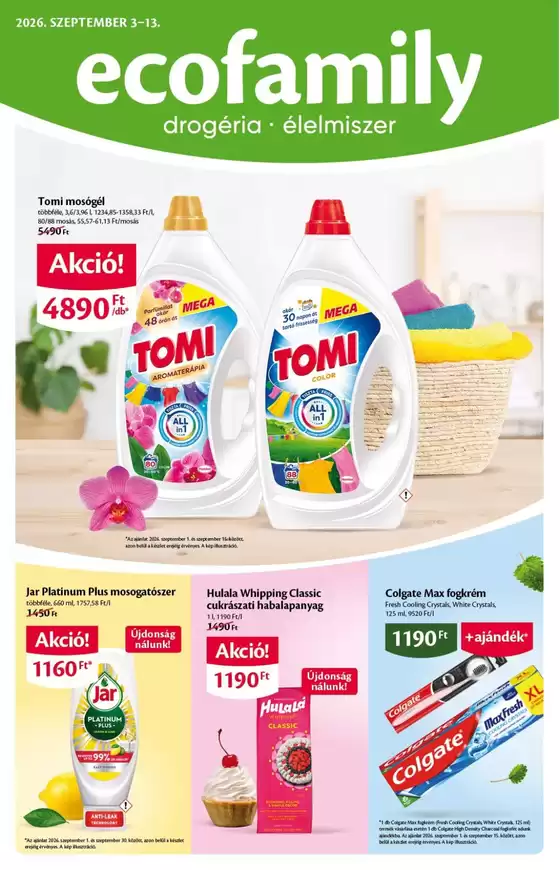 Eco Family katalógus | Ecofamily Akciós újság | 2026-09-01T00:00:00.000Z - 2026-09-30T00:00:00.000Z
