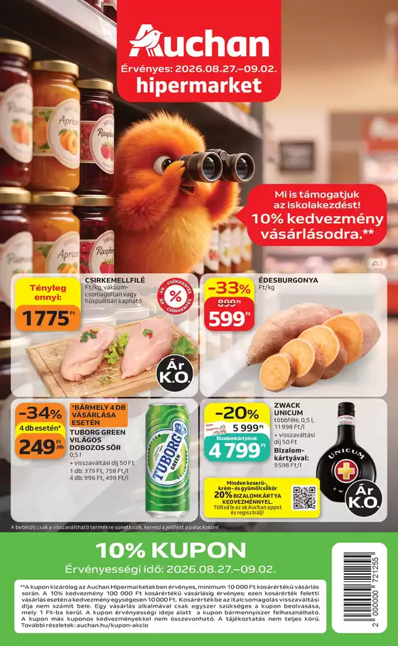 Auchan katalógus, Debrecen | Auchan újság érvényessége 2026.09.02-ig | 2026-08-27T00:00:00.000Z - 2026-09-02T00:00:00.000Z