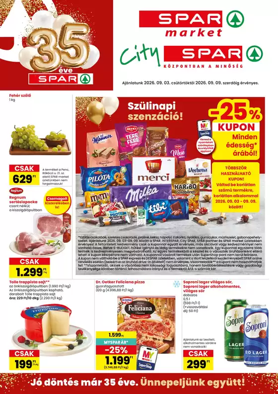 Spar katalógus | Kedvezmények és akciók | 2026-09-03T00:00:00.000Z - 2026-09-09T00:00:00.000Z