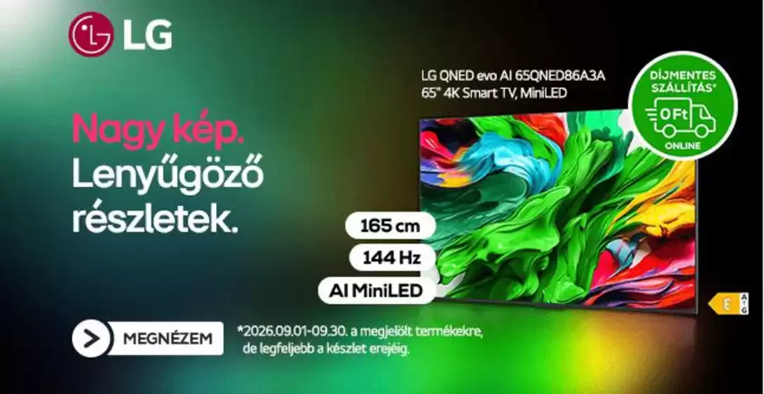 Euronics katalógus | Aktuális ajánlatok és akciók | 2026-09-01T00:00:00.000Z - 2026-09-30T00:00:00.000Z