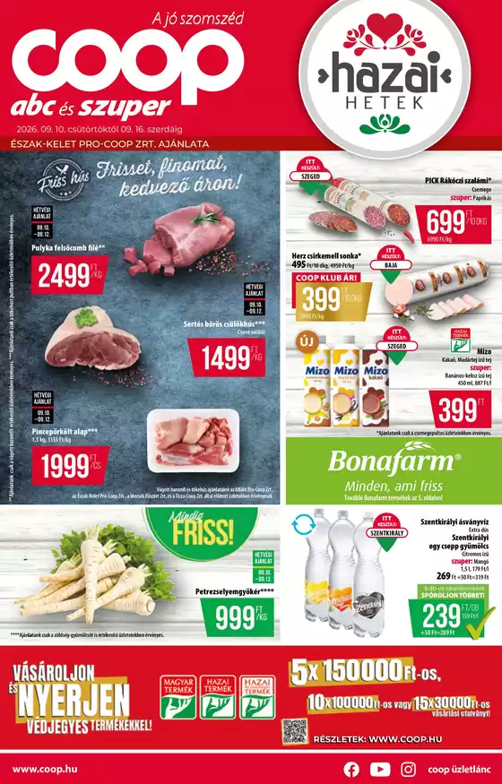 Coop katalógus | Nagyszerű ajánlat minden ügyfélnek | 2026-09-10T00:00:00.000Z - 2026-09-16T00:00:00.000Z