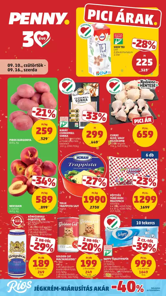 Penny Market katalógus, Szigethalom | Penny újság érvényessége 2026.09.16-ig | 2026-09-10T00:00:00.000Z - 2026-09-16T00:00:00.000Z