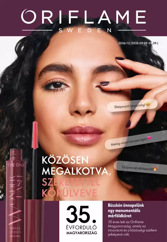 Oriflame katalógus, Orosháza | Különleges ajánlatok Önnek | 2026-09-09T00:00:00.000Z - 2026-09-29T00:00:00.000Z