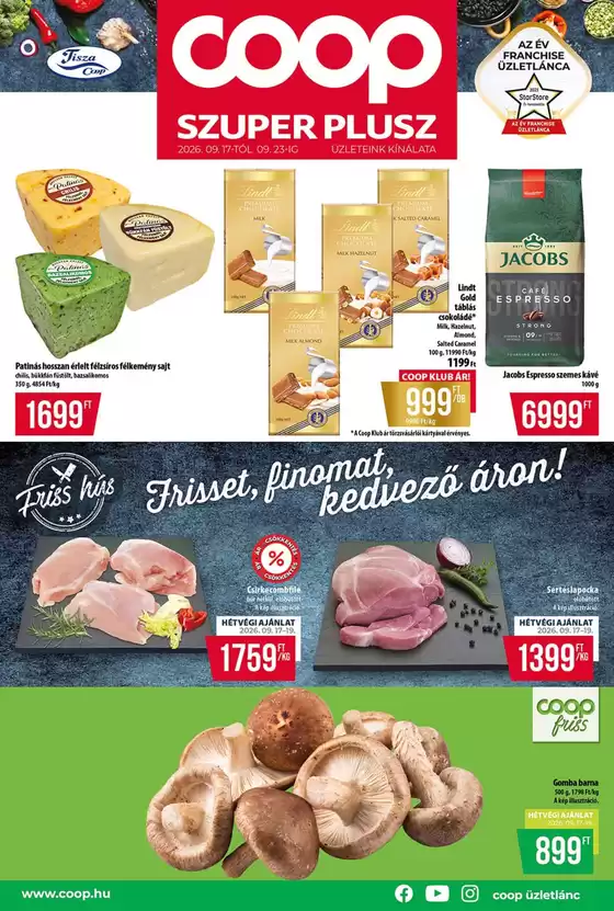 Coop katalógus, Budaörs | Nagyszerű ajánlat minden ügyfélnek | 2026-09-17T00:00:00.000Z - 2026-09-23T00:00:00.000Z