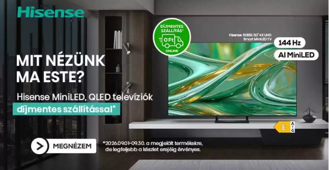 Euronics katalógus | Aktuális különleges akciók | 2026-09-01T00:00:00.000Z - 2026-09-30T00:00:00.000Z