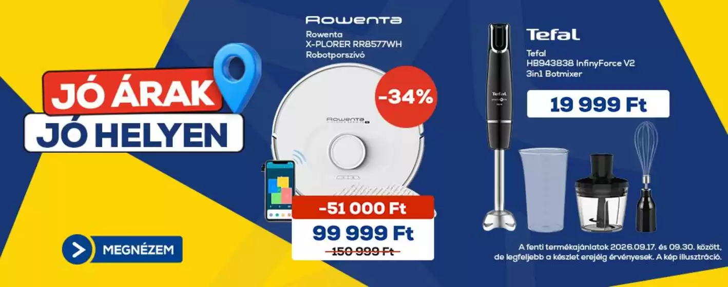 Euronics katalógus, Gyömrő | Euronics akciós | 2026-09-17T00:00:00.000Z - 2026-09-30T00:00:00.000Z
