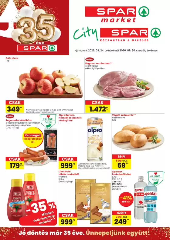 Spar katalógus | Aktuális különleges akciók | 2026-09-24T00:00:00.000Z - 2026-09-30T00:00:00.000Z