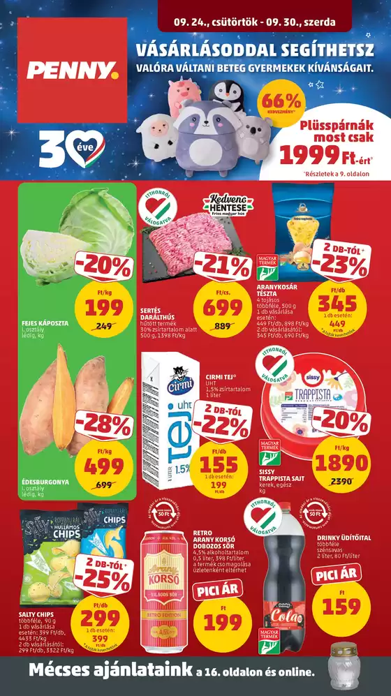 Penny Market katalógus | Penny újság érvényessége 2026.09.30-ig | 2026-09-24T00:00:00.000Z - 2026-09-30T00:00:00.000Z