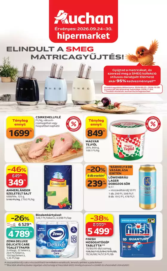 Auchan katalógus | Auchan újság érvényessége 2026.09.30-ig | 2026-09-24T00:00:00.000Z - 2026-09-30T00:00:00.000Z