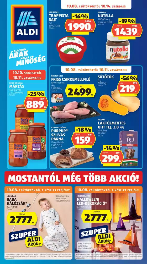 Aldi katalógus, Bóly | Aldi újság érvényessége 2026.10.14-ig | 2026-10-03T00:00:00.000Z - 2026-10-10T00:00:00.000Z