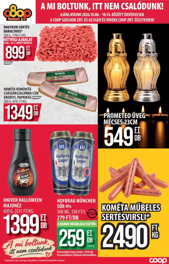 COOP Szolnok katalógus, Nyíradony | COOP Szolnok újság érvényessége - 2026.10.14-ig | 2026-10-05T00:00:00.000Z - 2026-10-14T00:00:00.000Z
