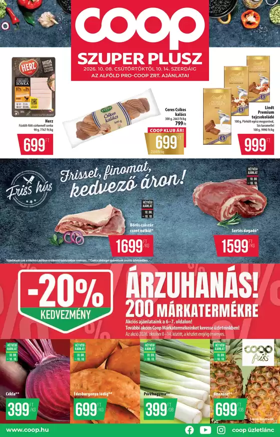 Coop katalógus, Budakeszi | Exkluzív ajánlatok ügyfeleinknek | 2026-10-08T00:00:00.000Z - 2026-10-14T00:00:00.000Z