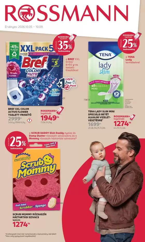 Rossmann katalógus | Nagyszerű ajánlat a kedvezményvadászoknak | 2026-10-05T00:00:00.000Z - 2026-10-09T00:00:00.000Z