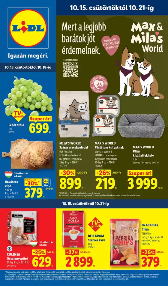 Lidl katalógus | Akciós újság 42. hét | 2026-10-15T00:00:00.000Z - 2026-10-21T00:00:00.000Z