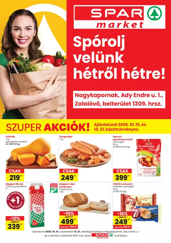 Spar katalógus | SPAR market Nagykapornak Zalalovő | 2026-10-15T00:00:00.000Z - 2026-10-21T00:00:00.000Z