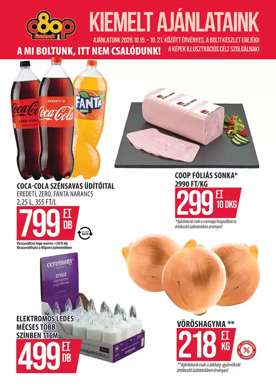 COOP Szolnok katalógus | COOP Szolnok újság érvényessége - 2026.10.21-ig | 2026-10-15T00:00:00.000Z - 2026-10-21T00:00:00.000Z
