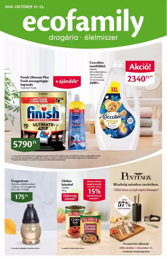 Eco Family katalógus | Ecofamily Akciós újság | 2026-10-15T00:00:00.000Z - 2026-12-31T00:00:00.000Z
