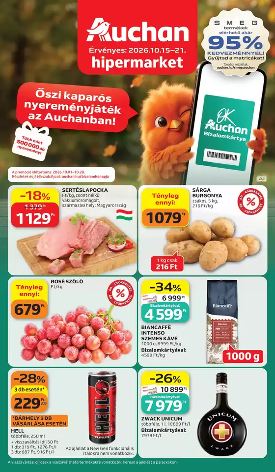 Auchan katalógus | Auchan újság érvényessége 2026.10.21-ig | 2026-10-15T00:00:00.000Z - 2026-10-21T00:00:00.000Z