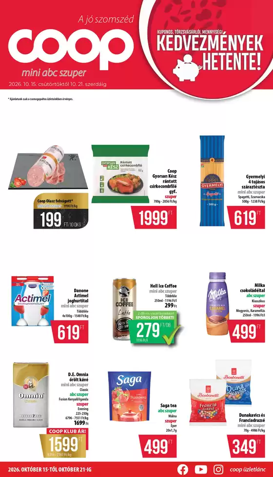 Coop katalógus | Exkluzív akciók | 2026-10-15T00:00:00.000Z - 2026-10-21T00:00:00.000Z