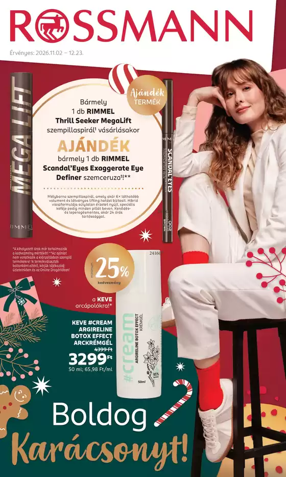 Rossmann katalógus, Mezőkövesd | Nagyszerű ajánlat minden ügyfélnek | 2026-11-02T00:00:00.000Z - 2026-12-23T00:00:00.000Z
