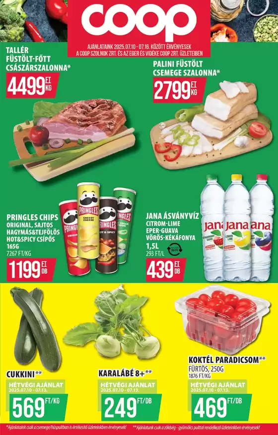 Coop regionális szórólap július 2. hét - Coop Szolnok