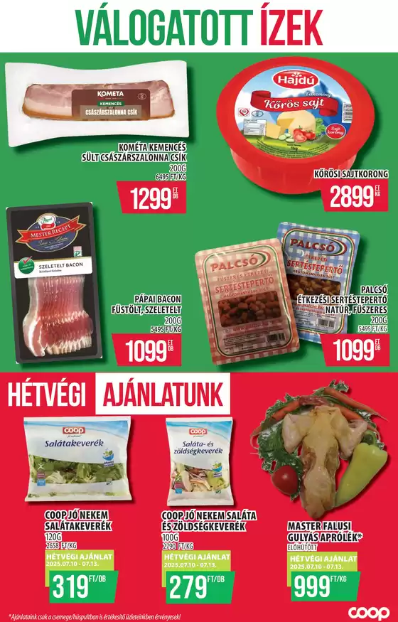 Coop regionális szórólap július 2. hét - Coop Szolnok