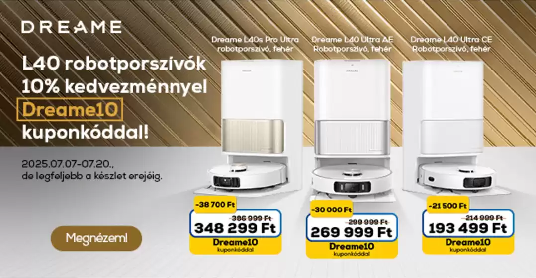 Aktuális különleges akciók