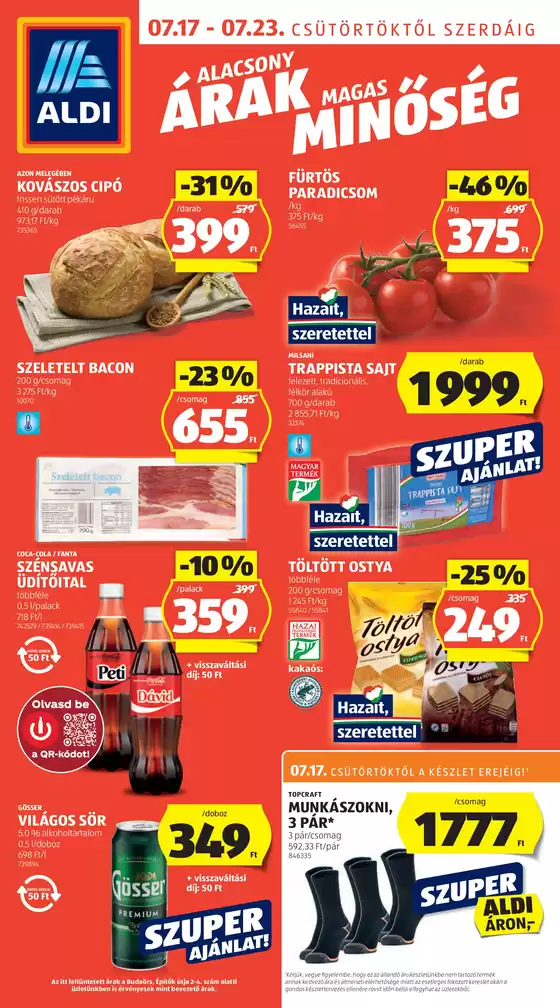 Következő heti ALDI akciós újság