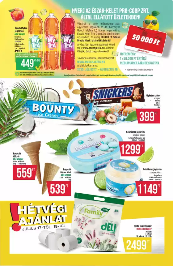 Coop regionális szórólap július 3. hét - Észak-Kelet