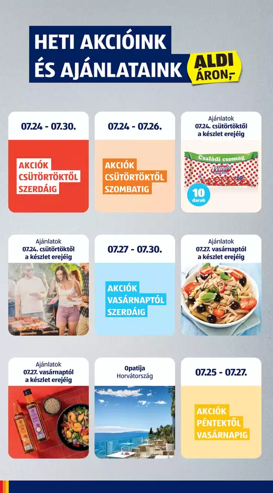 Következő heti ALDI akciós újság