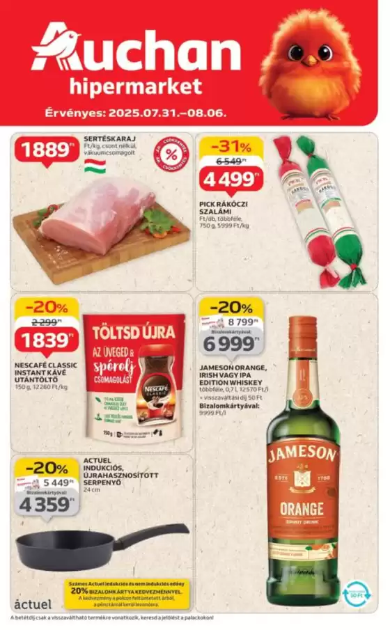 Auchan katalógus, Mohács | Auchan akciós | 2025-07-28T00:00:00.000Z - 2025-08-06T00:00:00.000Z