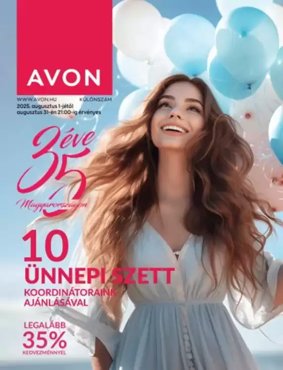 AVON katalógus, Mórahalom | Exkluzív ajánlatok és akciók | 2025-08-01T00:00:00.000Z - 2025-08-31T00:00:00.000Z