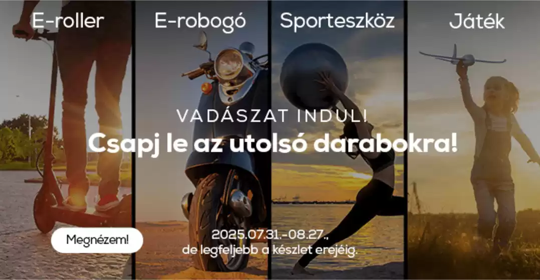 Nagyszerű kedvezmények kiválasztott termékekre