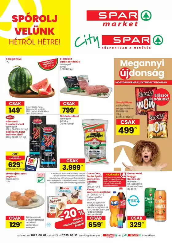 Spar katalógus, Albertirsa | Különleges ajánlatok Önnek | 2025-08-07T00:00:00.000Z - 2025-08-13T00:00:00.000Z