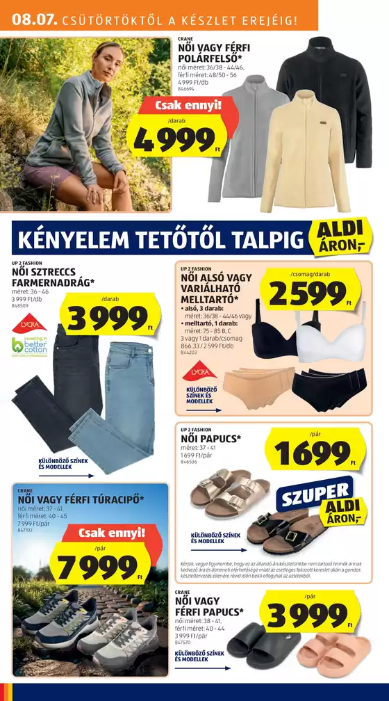 Széles választék az ajánlatokból