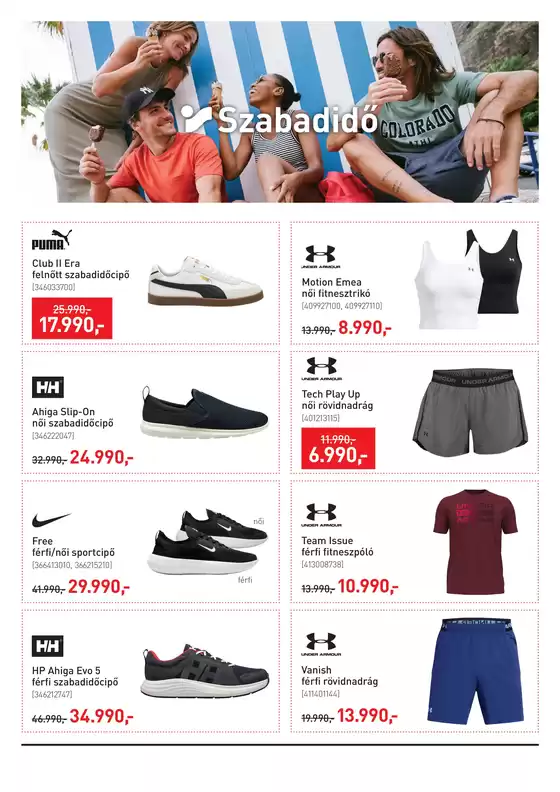 Nyári kiárusítás akciós ajánlatok I INTERSPORT