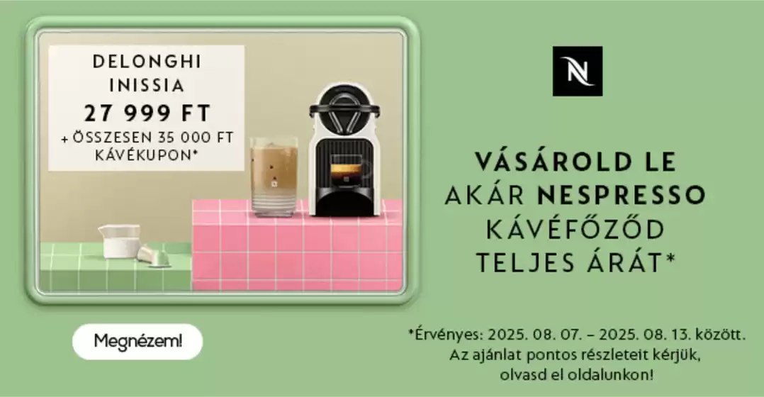 Euronics katalógus | A legjobb ajánlataink Önnek | 2025-08-07T00:00:00.000Z - 2025-08-13T00:00:00.000Z