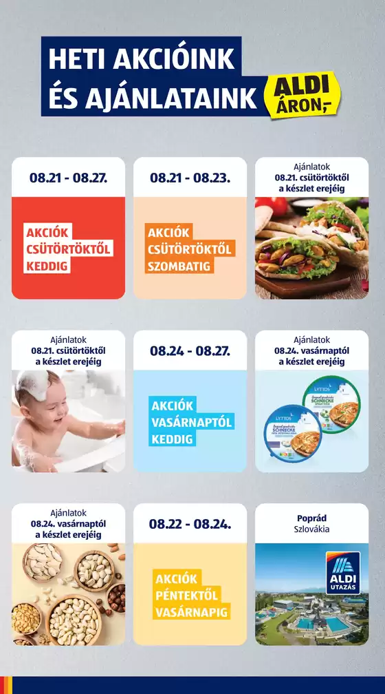 Következő heti ALDI akciós újság