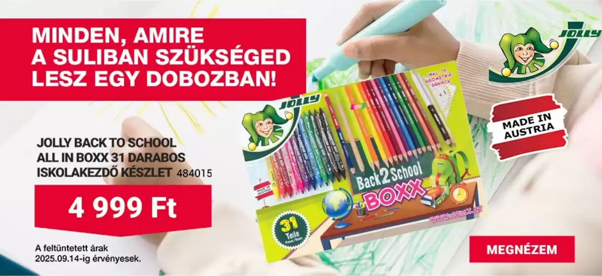 Nagyszerű kedvezmények kiválasztott termékekre