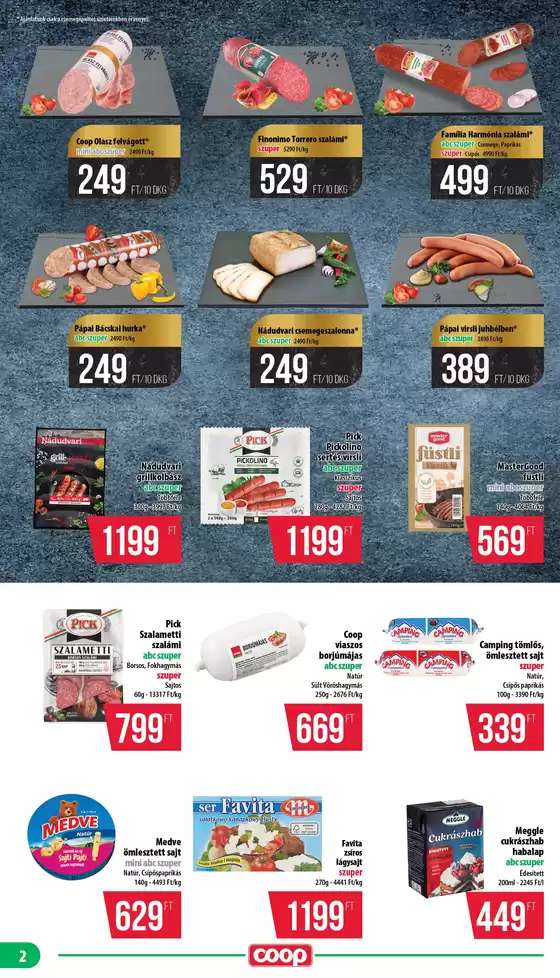 Coop regionális szórólap augusztus 4-5. hét - Mecsek