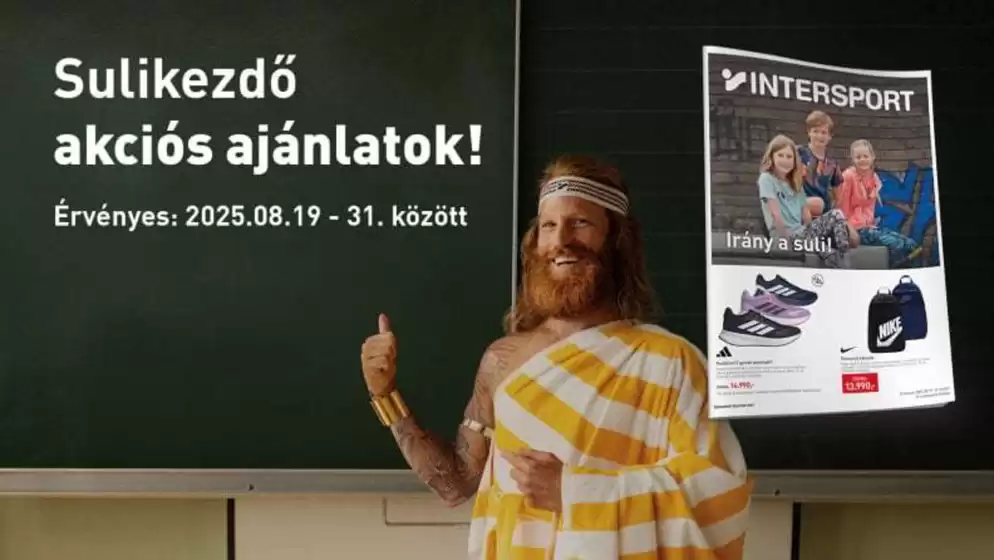 Intersport katalógus | Nagyszerű kedvezmények kiválasztott termékekre | 2025-08-19T00:00:00.000Z - 2025-08-31T00:00:00.000Z