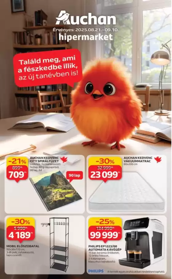 Auchan katalógus | Csúcsajánlatok minden ügyfélnek | 2025-08-18T00:00:00.000Z - 2025-09-10T00:00:00.000Z