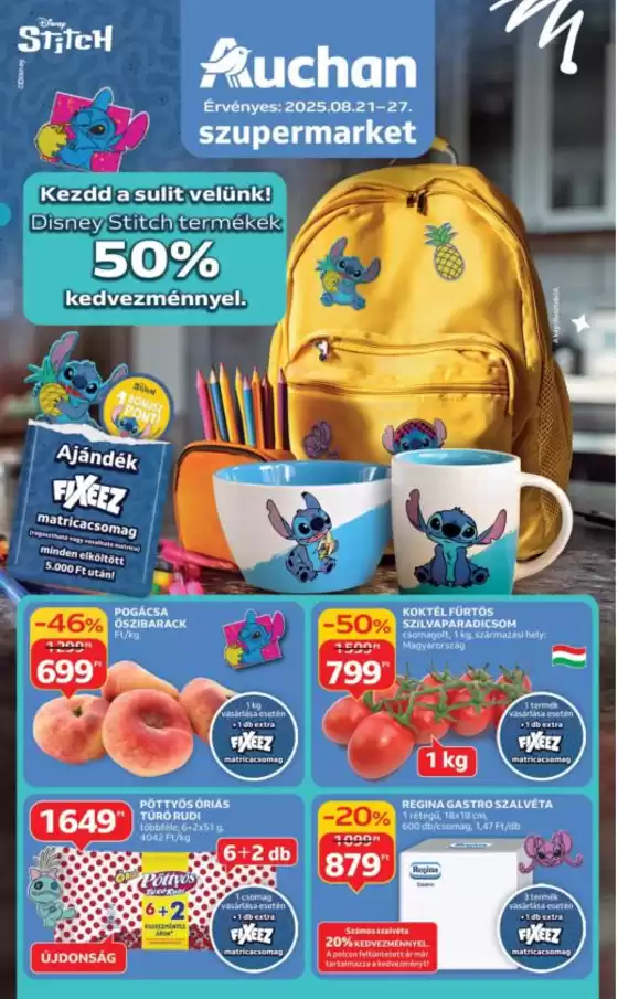 Auchan katalógus, Encs | Fedezze fel a vonzó ajánlatokat | 2025-08-18T00:00:00.000Z - 2025-08-27T00:00:00.000Z