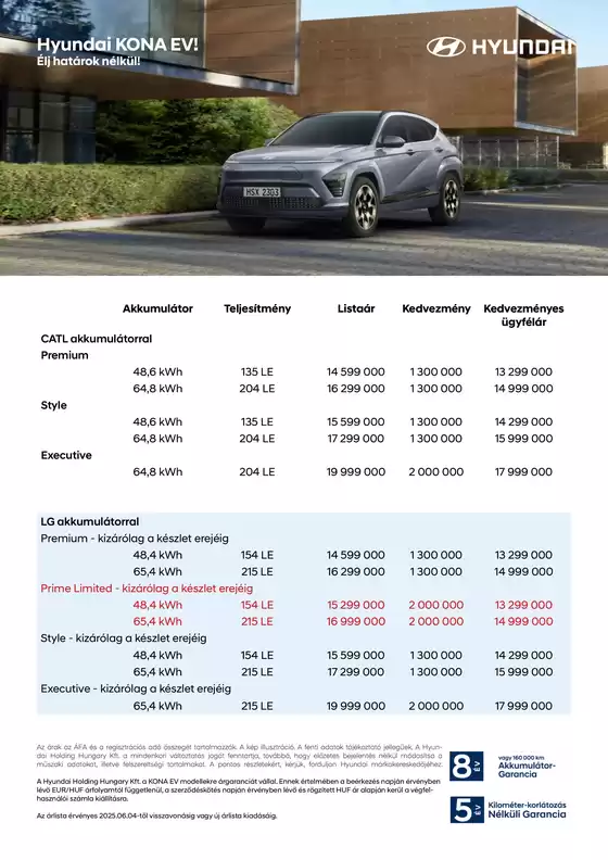 Hyundai katalógus | Hyundai KONA Electric akciós | 2025-08-22T00:00:00.000Z - 2026-08-22T00:00:00.000Z